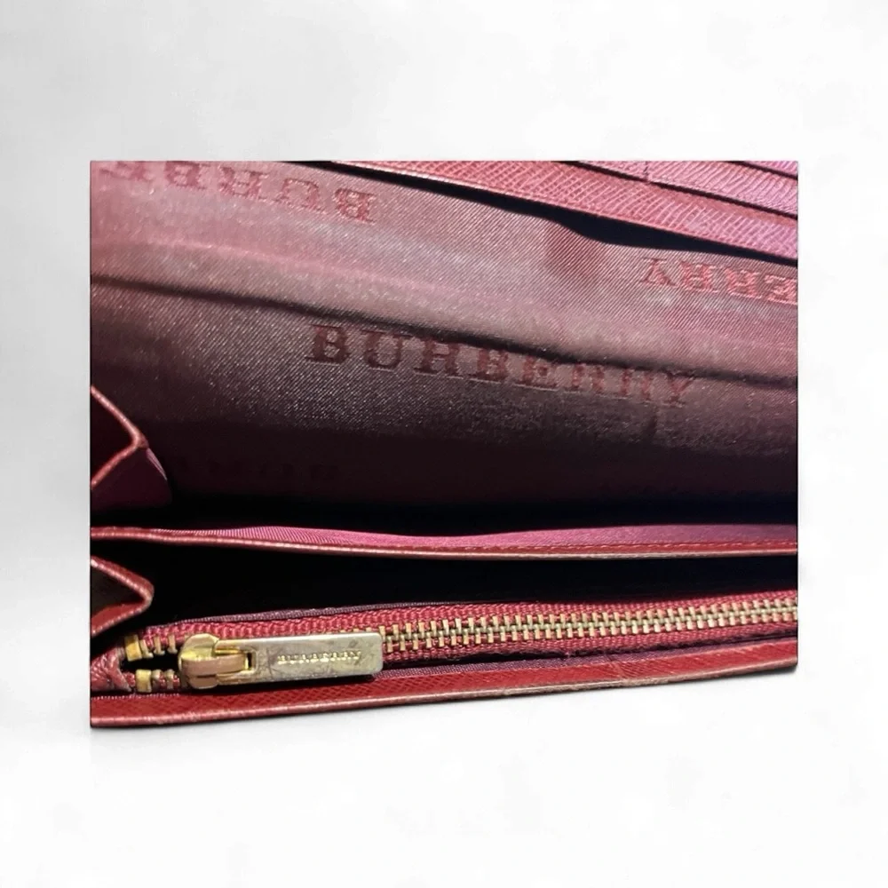 Burberry Nova Check Continental Long Wallet Authentic - Picture 5 of 10